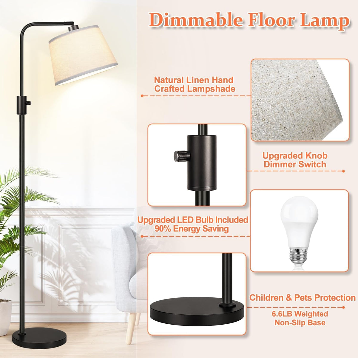 Slate Floor Lamp