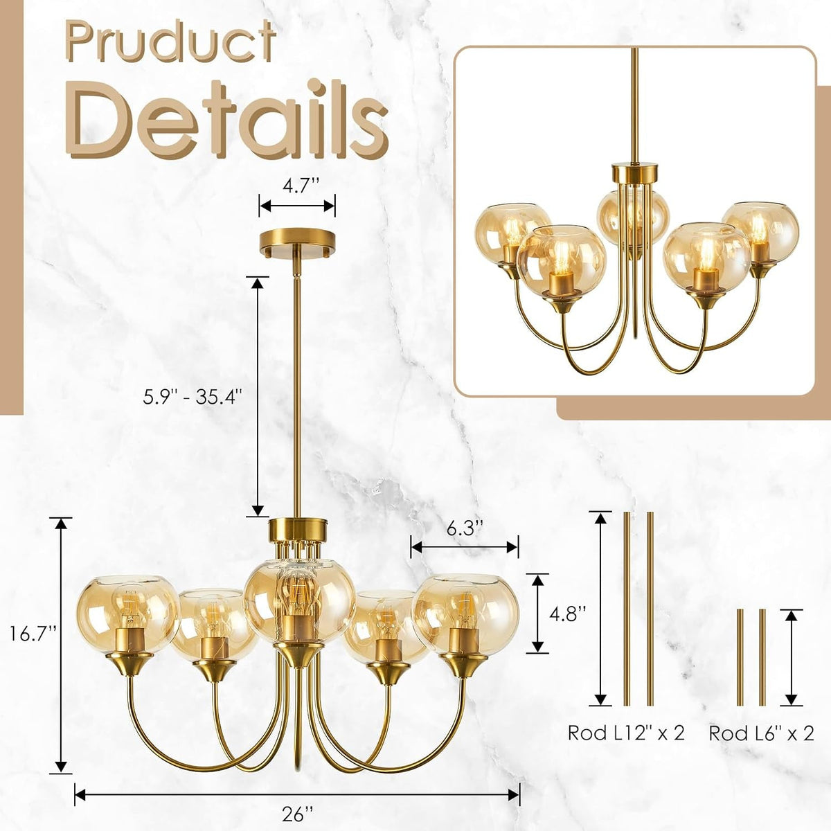 Nebula Chandelier