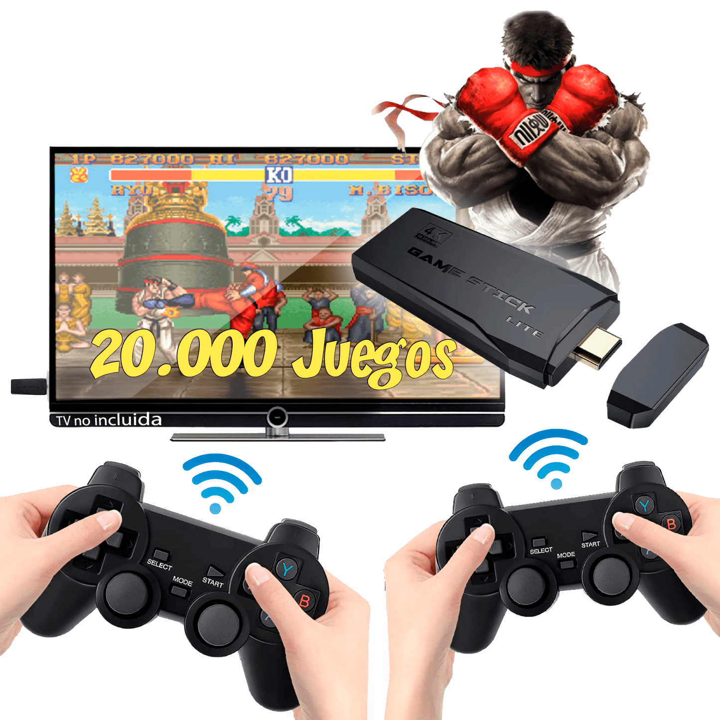 Consola Retro con 20.000 Juegos