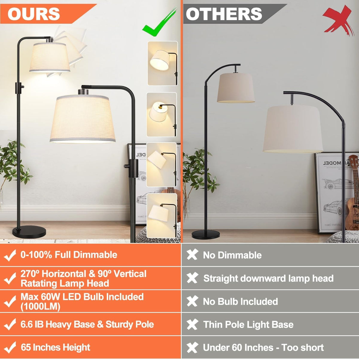 Slate Floor Lamp