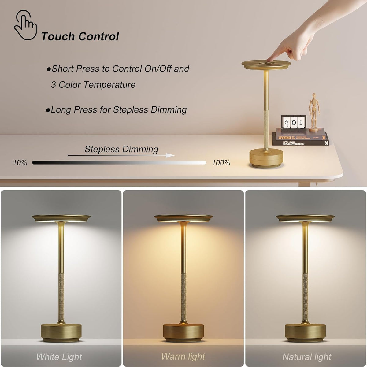 Wick Table Lamp