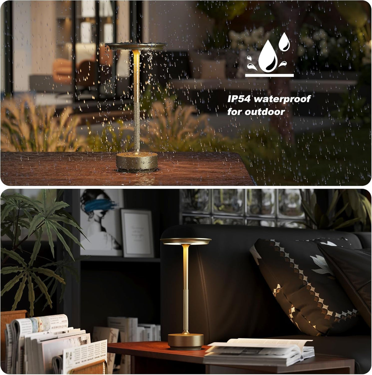Wick Table Lamp