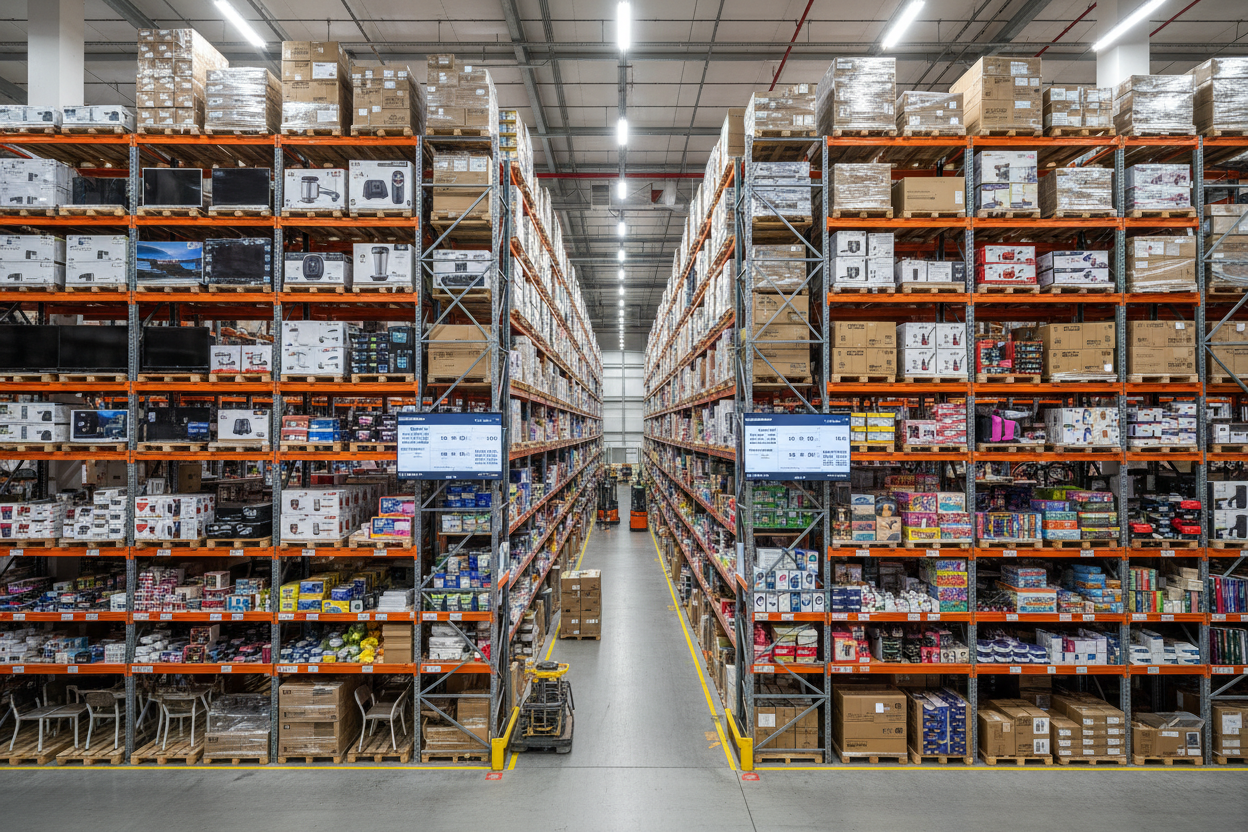 Una imagen de un almacen que abarca articulos de todos los nichos